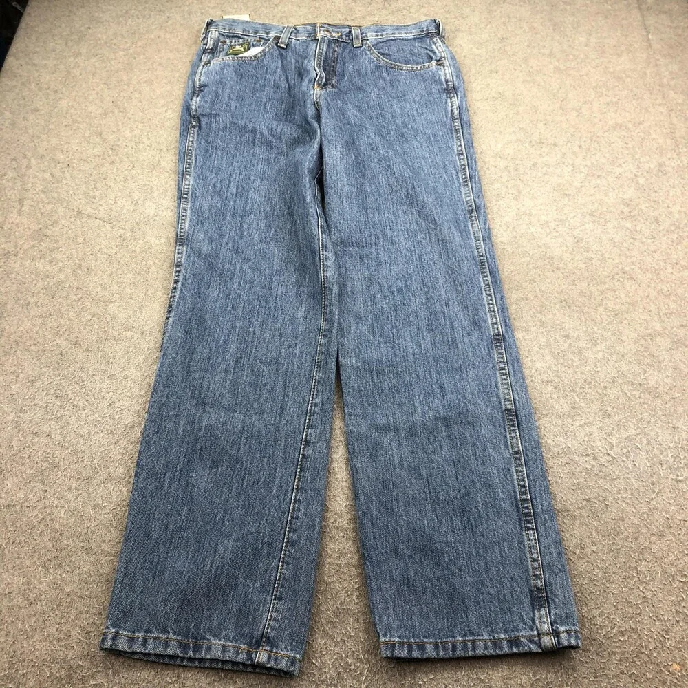 Cinch Jeans Mens 32x32 Blue Relaxed Tapered Denim Green Label MB90530001